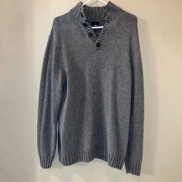 Old Navy Thick Warm Button Up Pullover Sweater - Picture 1 of 3
